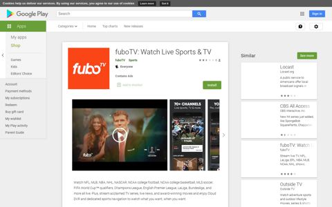 fuboTV: Watch Live Sports & TV - Apps on Google Play