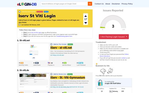 Iserv St Viti Login - A database full of login pages from all over ...
