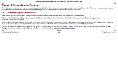 14.1. Localhost Login and Password
