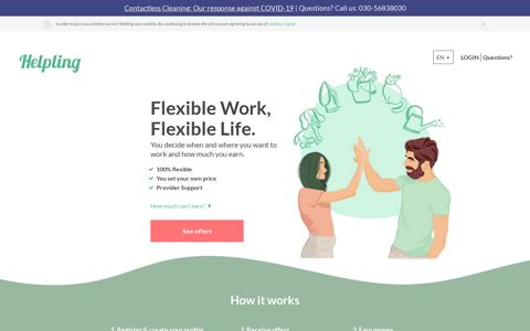 Flexible Work, Flexible Life. | Helpling