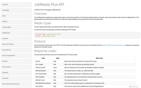 JobReady Plus API