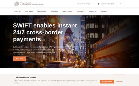 Homepage | SWIFT - The global provider of secure financial ...