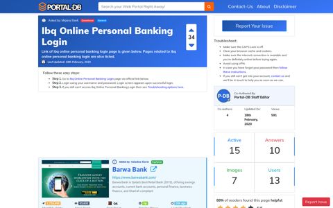 Ibq Online Personal Banking Login