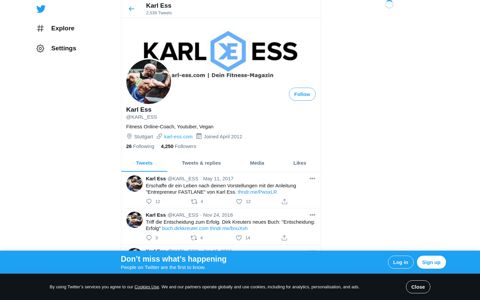 Karl Ess (@KARL_ESS) | Twitter