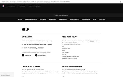 Customer Care | ghd® Official Website
