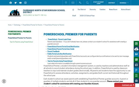 PowerSchool Premier for Parents - Fairbanks North Star ...