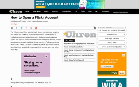 How to Open a Flickr Account