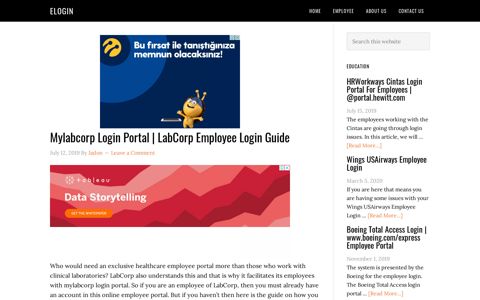 Mylabcorp Login Portal | LabCorp Employee Login Guide