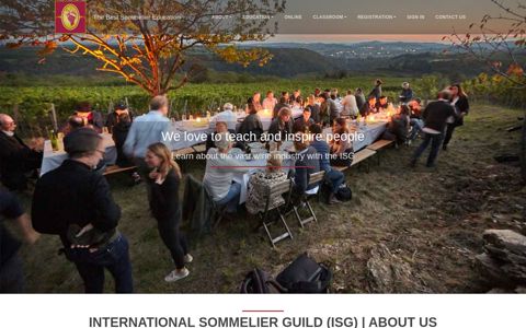 About Us - International Sommelier Guild