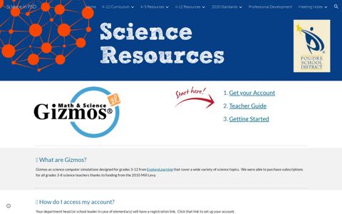 Science in PSD - Gizmos Simulations - Google Sites