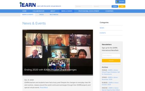 News & Events - iEARN Collaboration Centre (en-US)