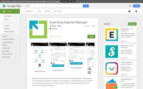 Expenzing Expense Manager – Apps on Google Play