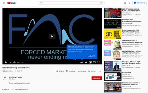 forced market cap all information - YouTube