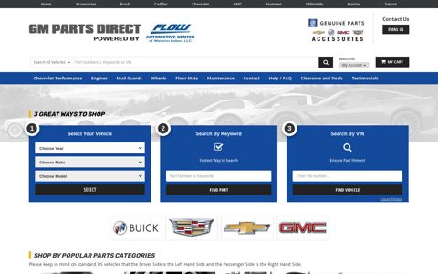 GM Parts Direct: Your direct source for Genuine GM Parts ...