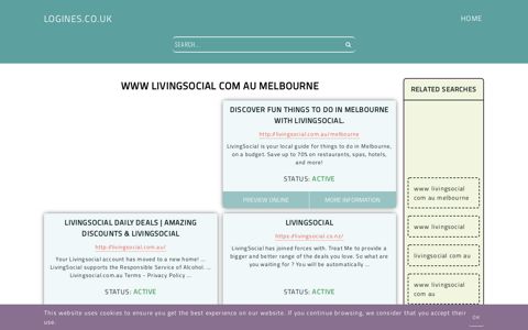 www livingsocial com au melbourne - General Information about Login