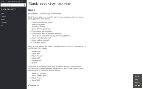 flask-security command man page - python-flask-security-doc