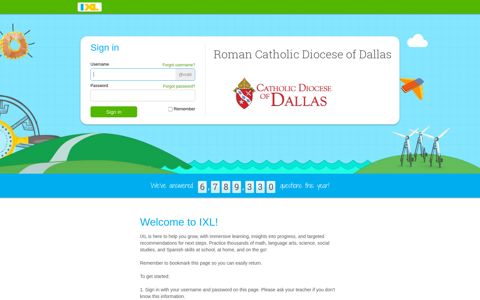 Roman Catholic Diocese of Dallas - IXL