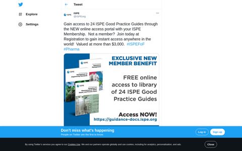 ISPE on Twitter: "Gain access to 24 ISPE Good Practice ...