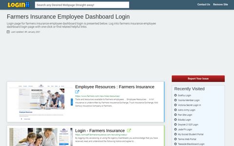 Farmers Insurance Employee Dashboard Login - Loginii.com