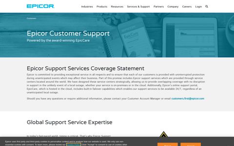 Global Support Service Expertise | Epicor U.S.