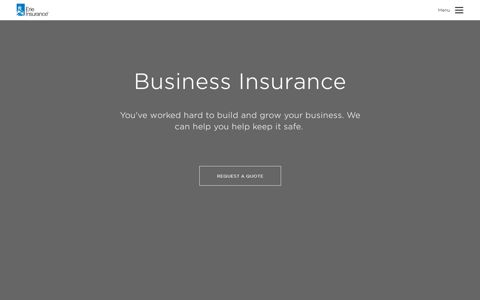 Business Insurance | Erie Insurance