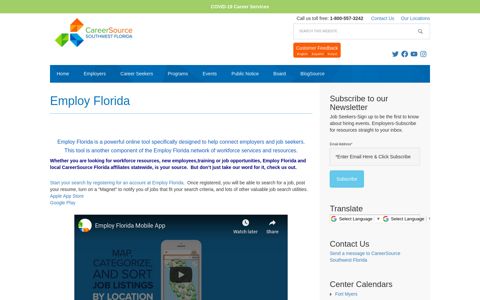 Employ Florida | CareerSource Southwest Florida
