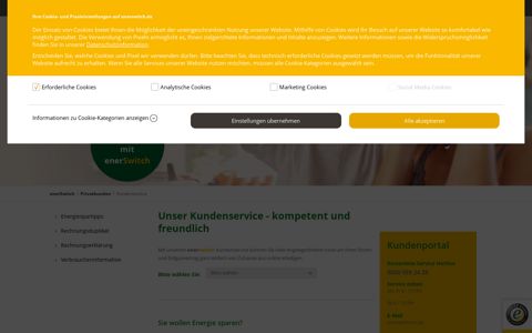 enerSwitch Kundenservice - enerSwitch Privatkunden