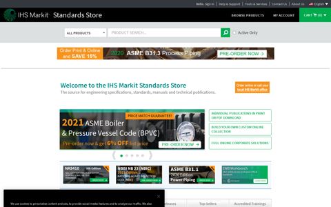 IHS Markit Standards Store | Engineering & Technical ...