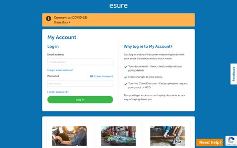 Log In To My Account - Esure