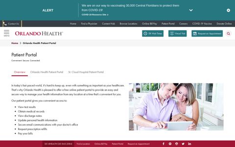 Orlando Health Patient Portal - Orlando Health - One of ...