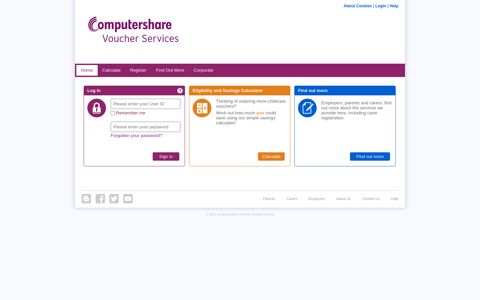 Computershare Voucher Services - Sign In