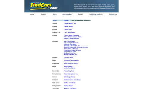 Browse Iowa Dealer Inventories | FindCars.com