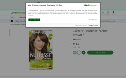 Garnier - Nutrisse Creme Brown 5 | LloydsPharmacy