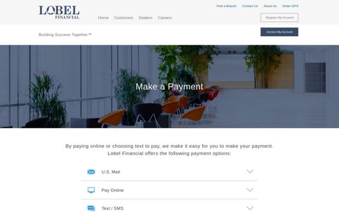 Make a Payment - Lobel Financial