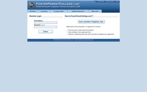 Register - Foster Parent College