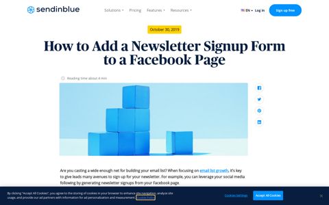How to Add a Newsletter Signup Form to a Facebook Page ...