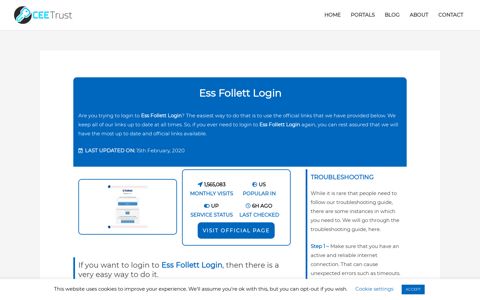 Ess Follett Login - Find Official Portal - CEE Trust