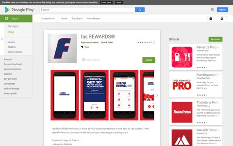 fas REWARDS® – Apps on Google Play