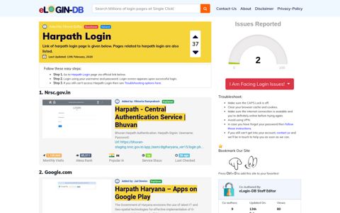 Harpath Login - A database full of login pages from all over ...