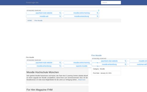 [LOGIN] Fhm Moodle FULL Version HD Quality Moodle - LOGINY.CO