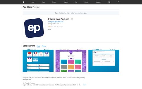 ‎Education Perfect on the App Store