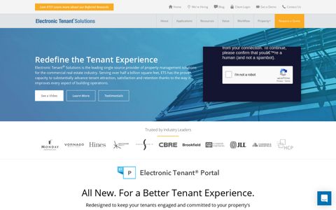 Welcome to Electronic Tenant Solutions