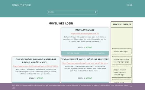 imovel web login - General Information about Login - Logines.co.uk