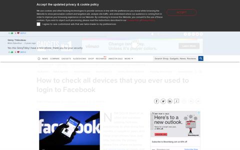 How to check all devices that you ever used to login to Facebook
