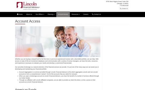 Account Access - Lincoln Financial Advisors
