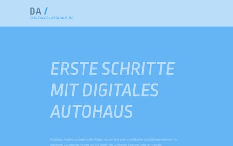Digitales Autohaus