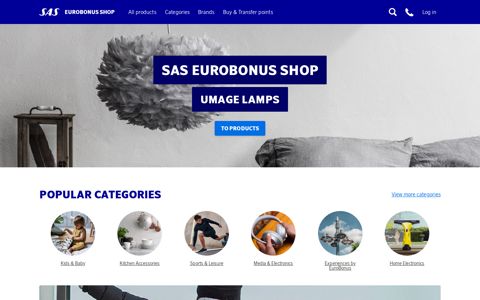 SAS EuroBonus Shop