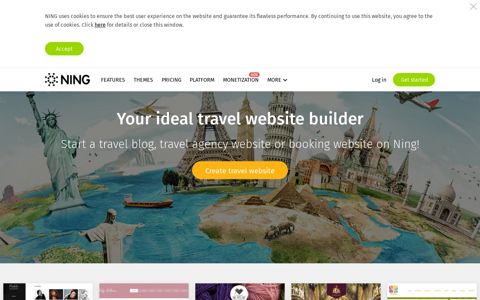 Create a travel website tailored to your needs | NING