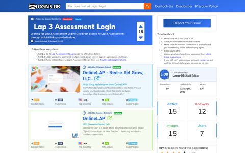 Lap 3 Assessment Login - Logins-DB