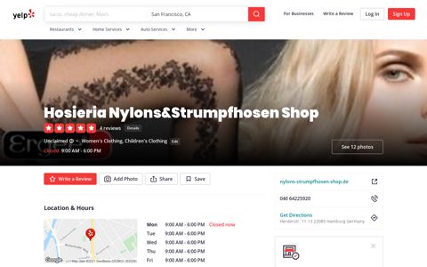 Hosieria Nylons&Strumpfhosen Shop - Yelp